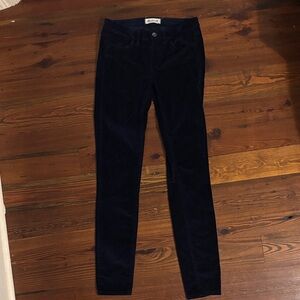 Madewell Navy Skinny Jeans